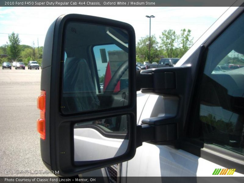 Oxford White / Medium Stone 2010 Ford F450 Super Duty Regular Cab 4x4 Chassis