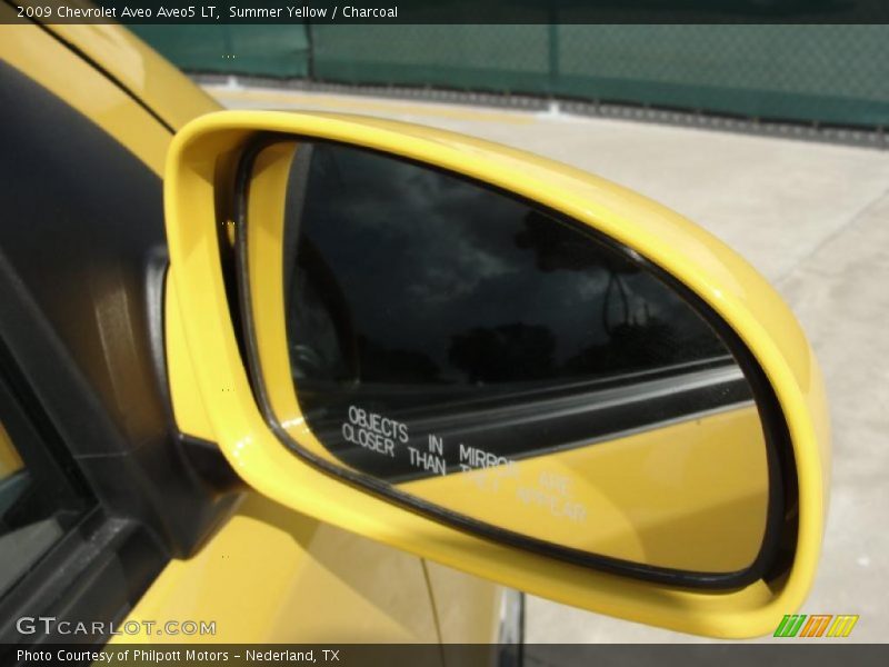 Summer Yellow / Charcoal 2009 Chevrolet Aveo Aveo5 LT