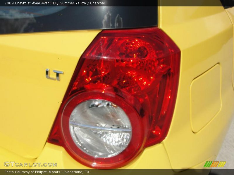 Summer Yellow / Charcoal 2009 Chevrolet Aveo Aveo5 LT