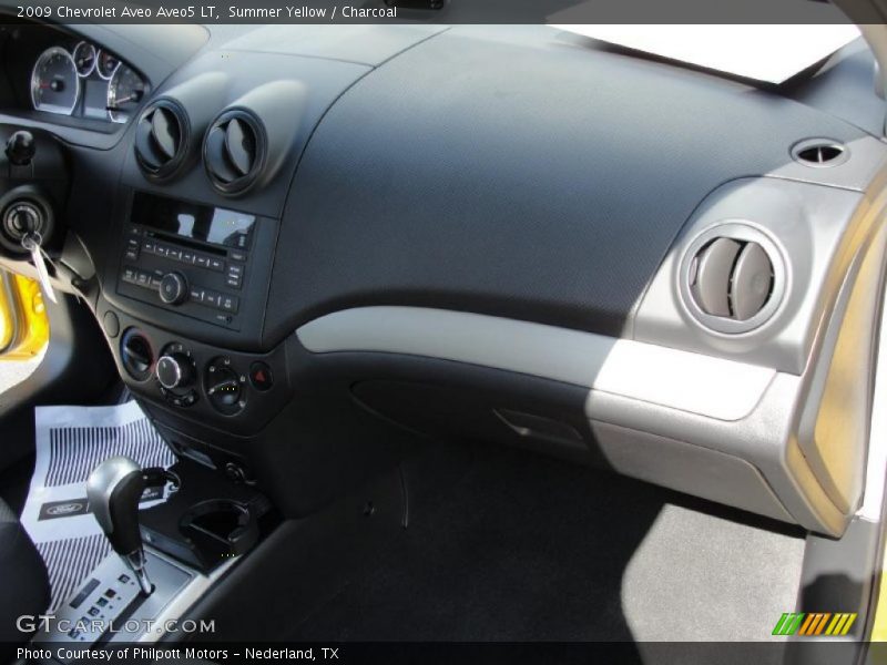 Summer Yellow / Charcoal 2009 Chevrolet Aveo Aveo5 LT