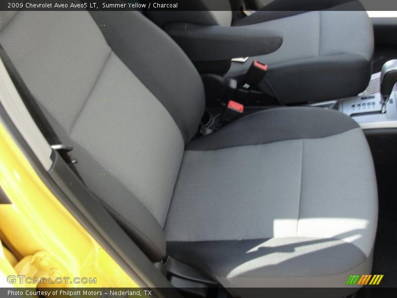Summer Yellow / Charcoal 2009 Chevrolet Aveo Aveo5 LT