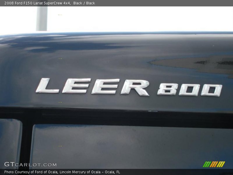 Black / Black 2008 Ford F150 Lariat SuperCrew 4x4