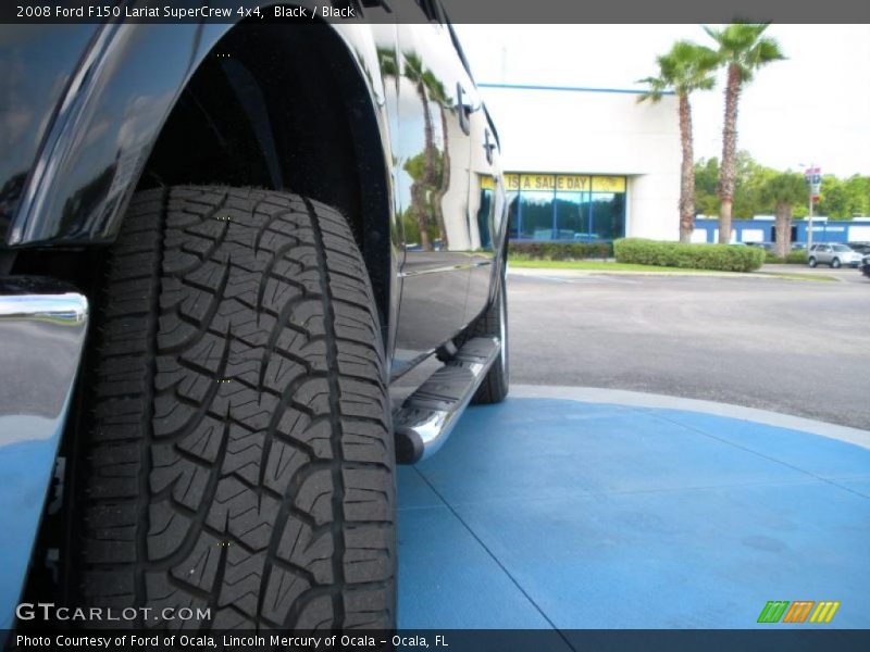 Black / Black 2008 Ford F150 Lariat SuperCrew 4x4