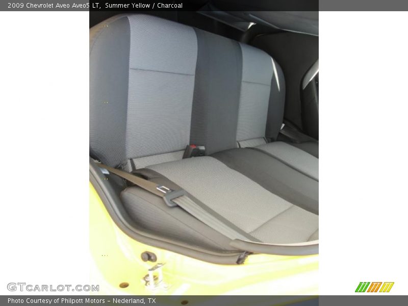 Summer Yellow / Charcoal 2009 Chevrolet Aveo Aveo5 LT