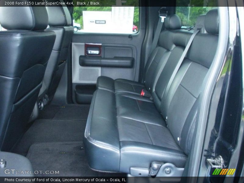 Black / Black 2008 Ford F150 Lariat SuperCrew 4x4