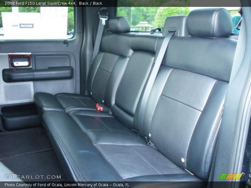 Black / Black 2008 Ford F150 Lariat SuperCrew 4x4