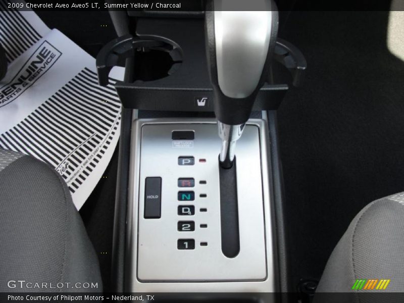 Summer Yellow / Charcoal 2009 Chevrolet Aveo Aveo5 LT