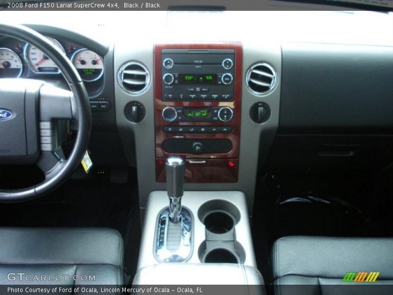 Black / Black 2008 Ford F150 Lariat SuperCrew 4x4