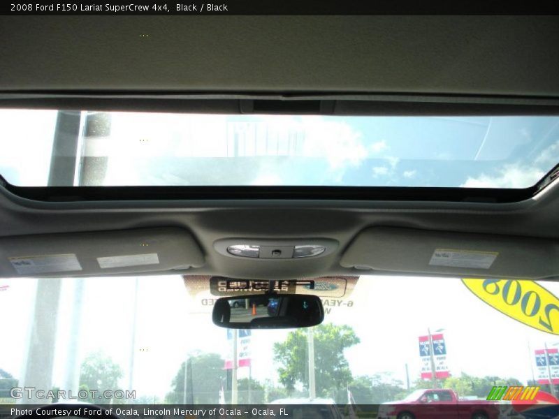 Black / Black 2008 Ford F150 Lariat SuperCrew 4x4