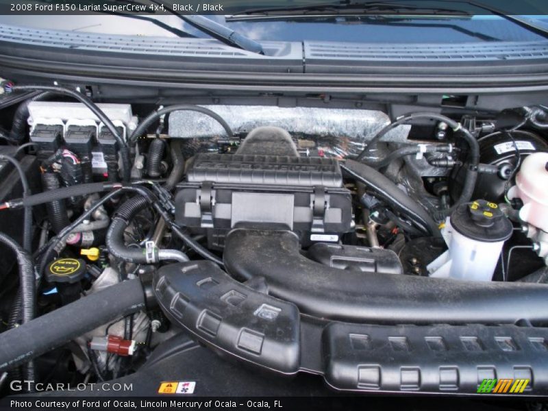 Black / Black 2008 Ford F150 Lariat SuperCrew 4x4