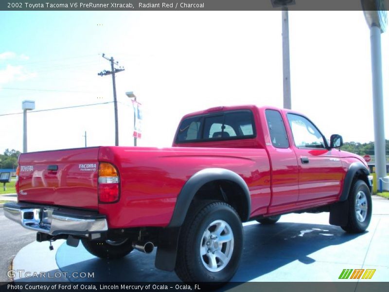 Radiant Red / Charcoal 2002 Toyota Tacoma V6 PreRunner Xtracab