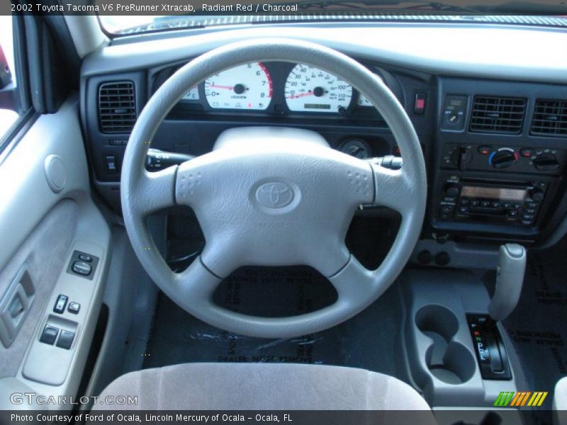 Radiant Red / Charcoal 2002 Toyota Tacoma V6 PreRunner Xtracab