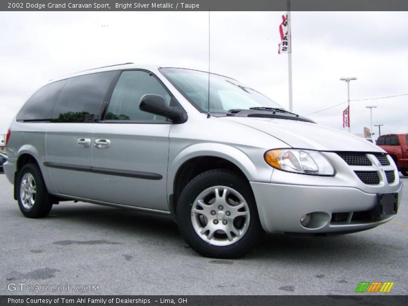 Bright Silver Metallic / Taupe 2002 Dodge Grand Caravan Sport