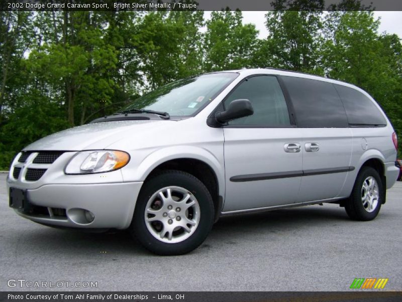 Bright Silver Metallic / Taupe 2002 Dodge Grand Caravan Sport