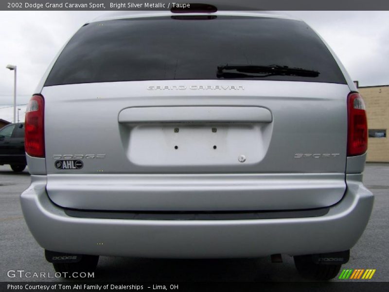 Bright Silver Metallic / Taupe 2002 Dodge Grand Caravan Sport
