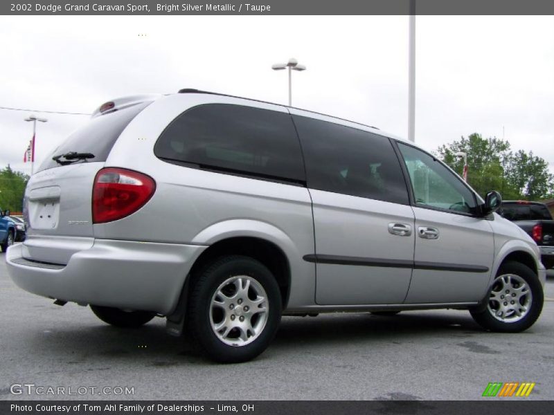 Bright Silver Metallic / Taupe 2002 Dodge Grand Caravan Sport