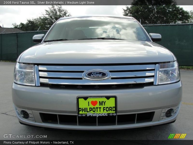 Silver Birch Metallic / Medium Light Stone 2008 Ford Taurus SEL