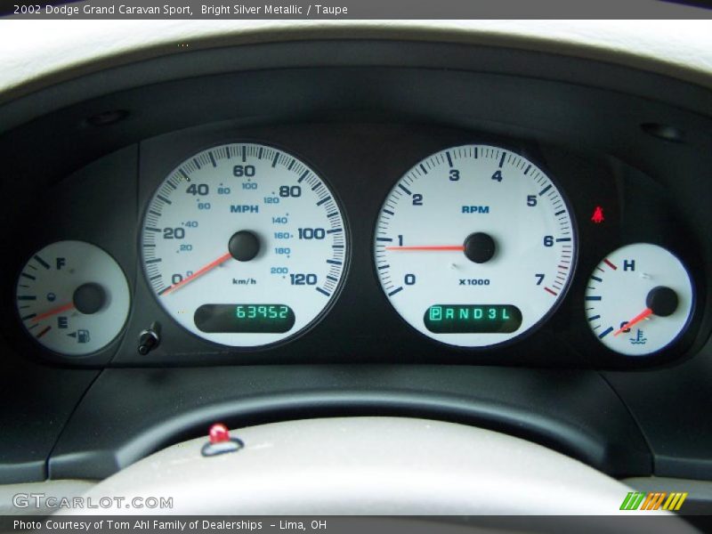 Bright Silver Metallic / Taupe 2002 Dodge Grand Caravan Sport