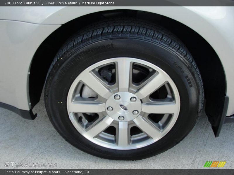 Silver Birch Metallic / Medium Light Stone 2008 Ford Taurus SEL