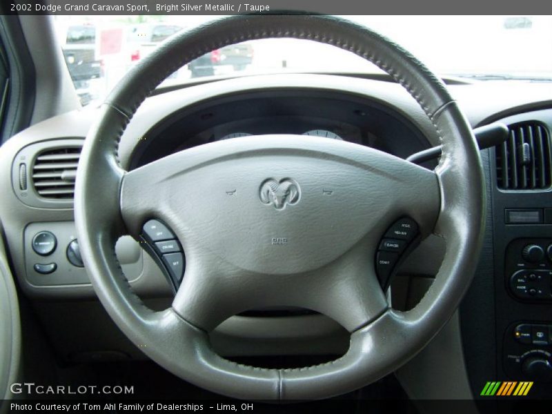 Bright Silver Metallic / Taupe 2002 Dodge Grand Caravan Sport
