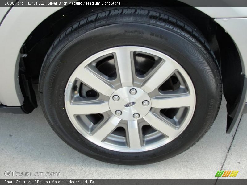 Silver Birch Metallic / Medium Light Stone 2008 Ford Taurus SEL