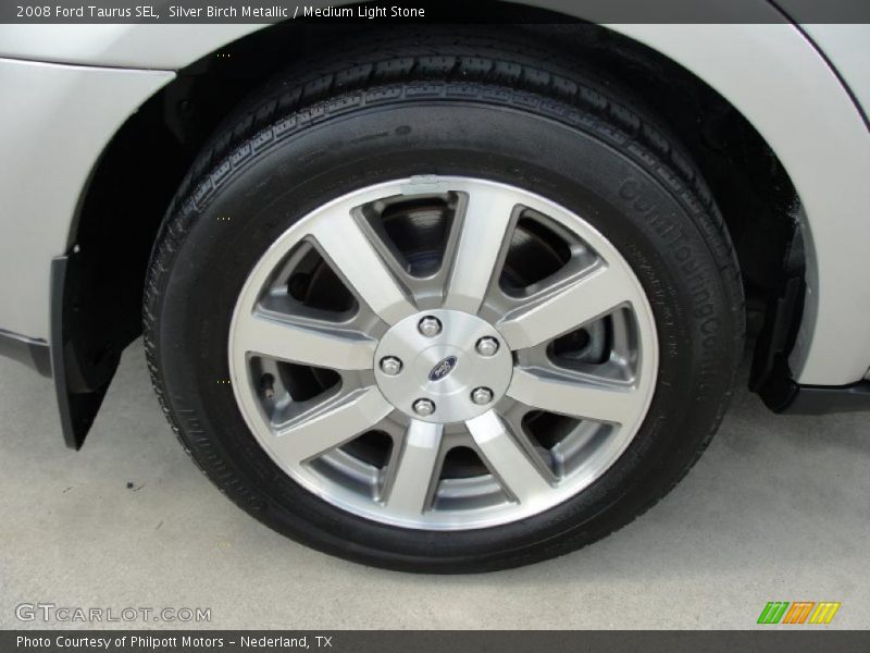 Silver Birch Metallic / Medium Light Stone 2008 Ford Taurus SEL