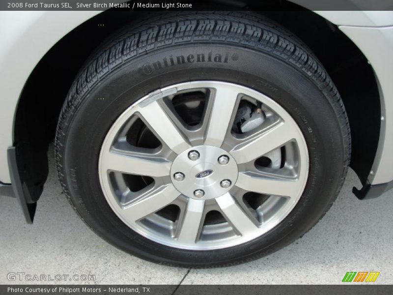 Silver Birch Metallic / Medium Light Stone 2008 Ford Taurus SEL