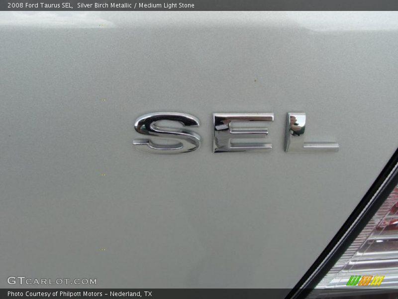 Silver Birch Metallic / Medium Light Stone 2008 Ford Taurus SEL