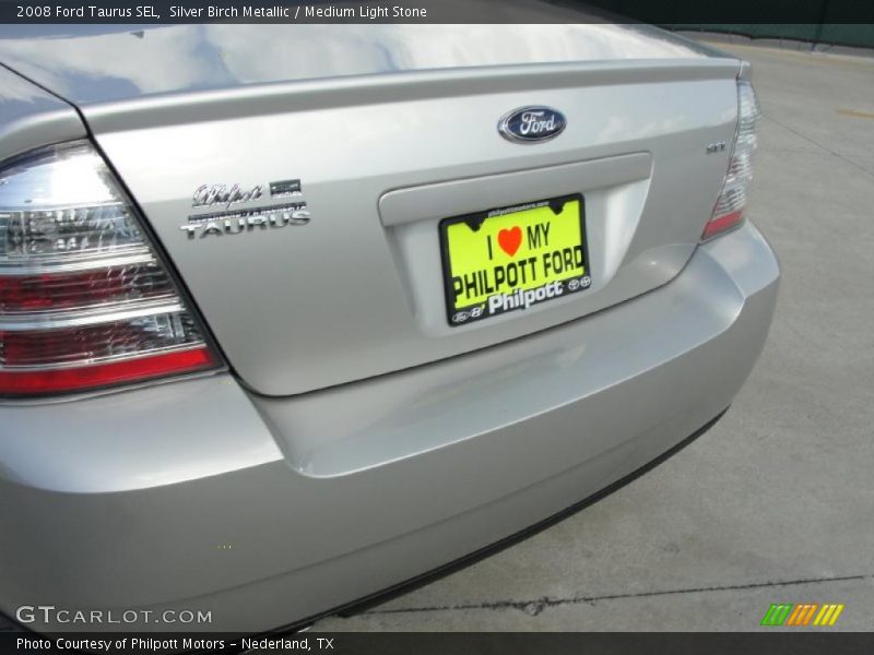 Silver Birch Metallic / Medium Light Stone 2008 Ford Taurus SEL