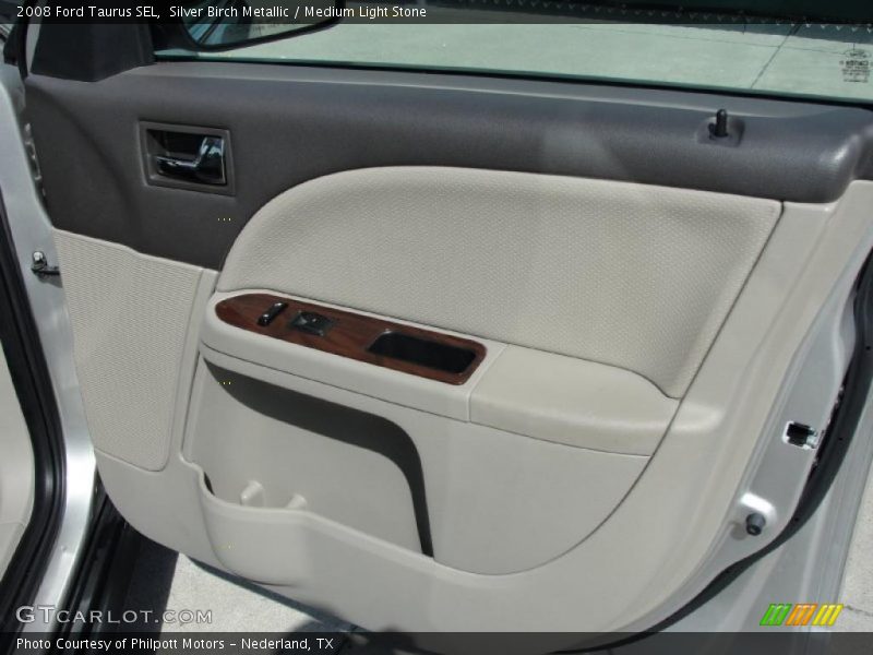 Silver Birch Metallic / Medium Light Stone 2008 Ford Taurus SEL