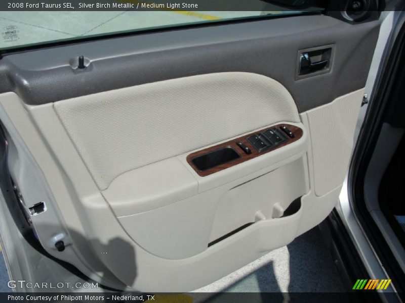Silver Birch Metallic / Medium Light Stone 2008 Ford Taurus SEL