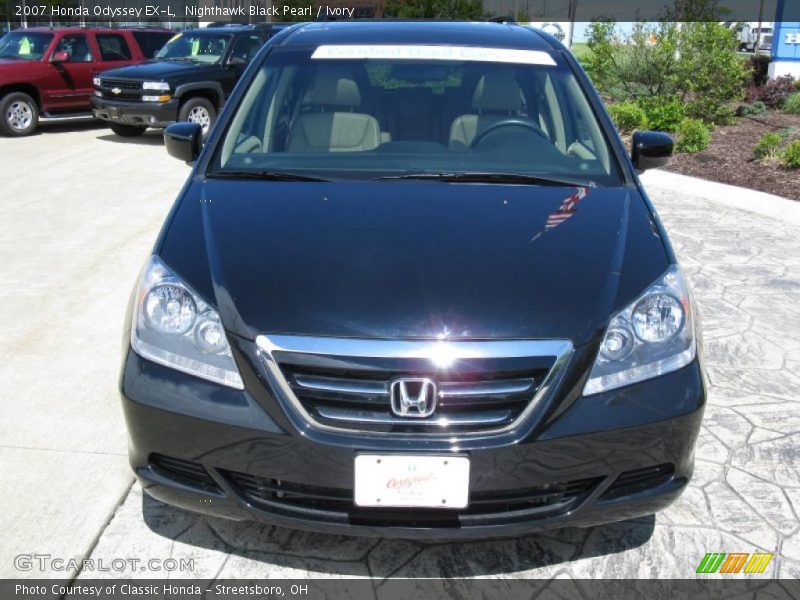 Nighthawk Black Pearl / Ivory 2007 Honda Odyssey EX-L
