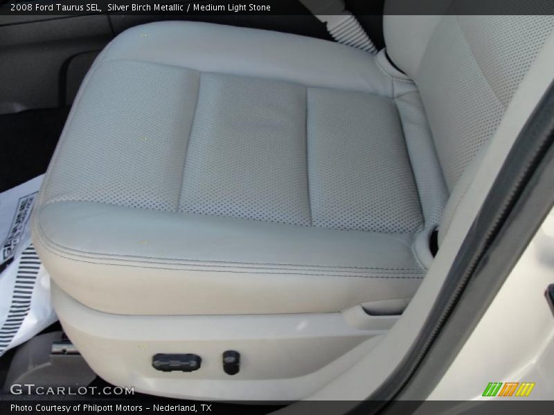 Silver Birch Metallic / Medium Light Stone 2008 Ford Taurus SEL