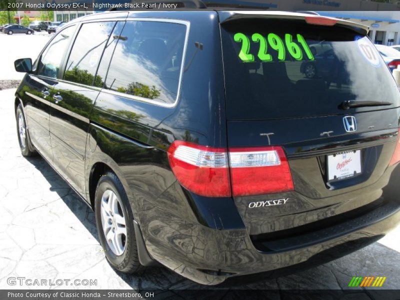 Nighthawk Black Pearl / Ivory 2007 Honda Odyssey EX-L