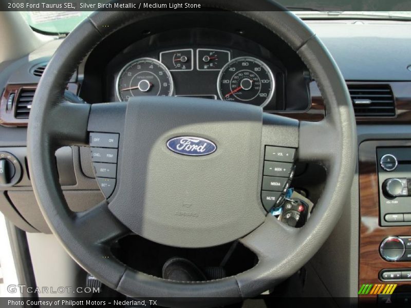 Silver Birch Metallic / Medium Light Stone 2008 Ford Taurus SEL
