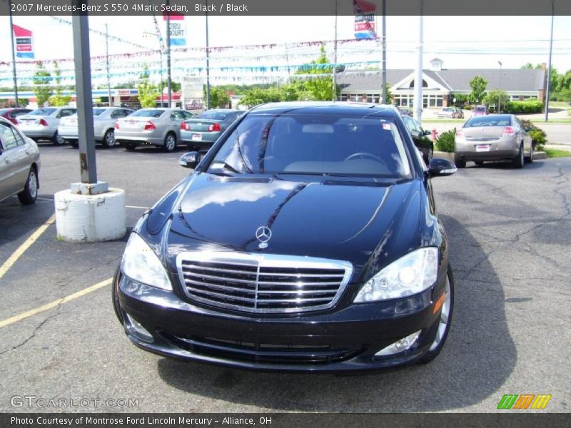 Black / Black 2007 Mercedes-Benz S 550 4Matic Sedan