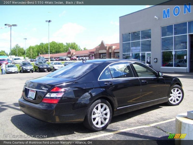 Black / Black 2007 Mercedes-Benz S 550 4Matic Sedan