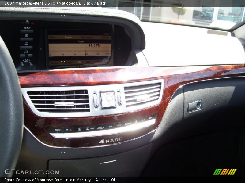 Black / Black 2007 Mercedes-Benz S 550 4Matic Sedan