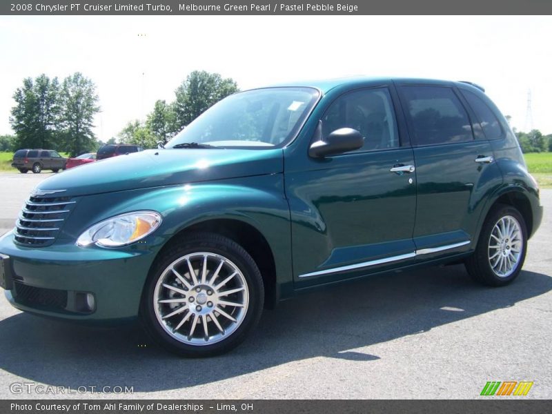 Melbourne Green Pearl / Pastel Pebble Beige 2008 Chrysler PT Cruiser Limited Turbo