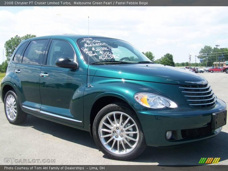 Melbourne Green Pearl / Pastel Pebble Beige 2008 Chrysler PT Cruiser Limited Turbo