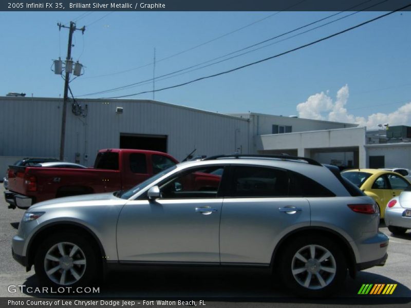 Brilliant Silver Metallic / Graphite 2005 Infiniti FX 35