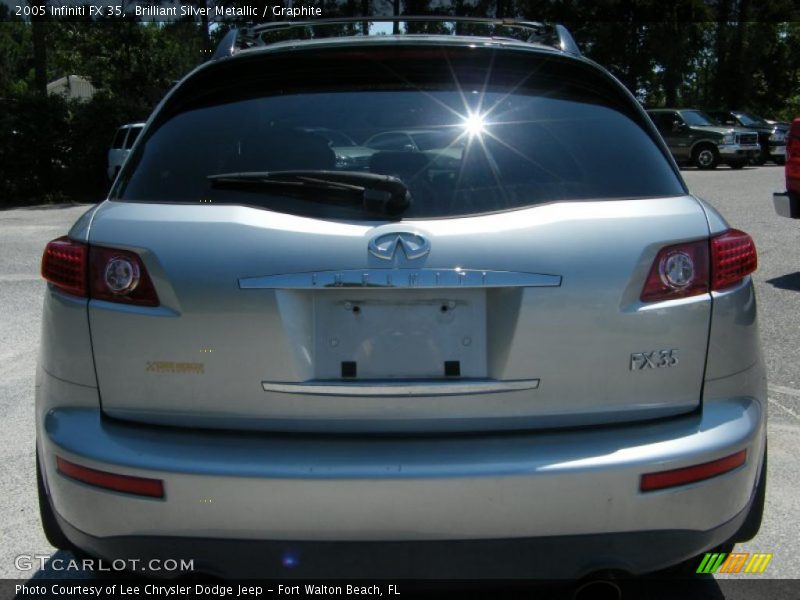 Brilliant Silver Metallic / Graphite 2005 Infiniti FX 35