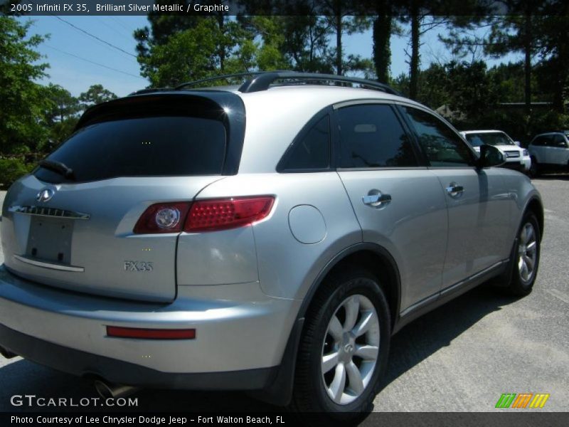 Brilliant Silver Metallic / Graphite 2005 Infiniti FX 35