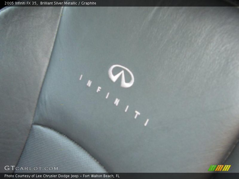 Brilliant Silver Metallic / Graphite 2005 Infiniti FX 35
