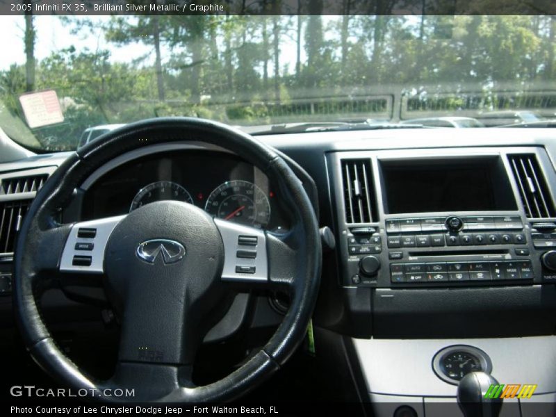 Brilliant Silver Metallic / Graphite 2005 Infiniti FX 35