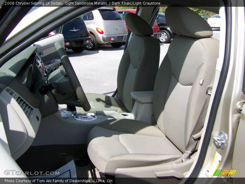 Light Sandstone Metallic / Dark Khaki/Light Graystone 2008 Chrysler Sebring LX Sedan