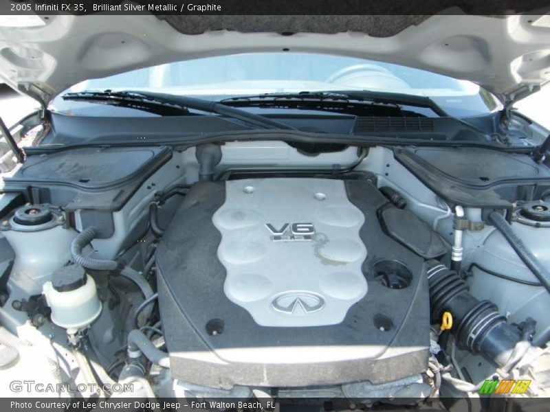 Brilliant Silver Metallic / Graphite 2005 Infiniti FX 35