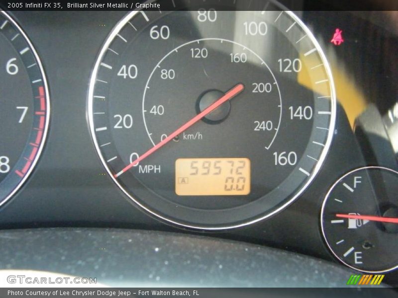 Brilliant Silver Metallic / Graphite 2005 Infiniti FX 35