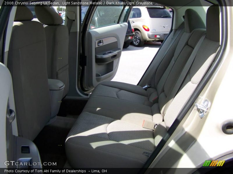 Light Sandstone Metallic / Dark Khaki/Light Graystone 2008 Chrysler Sebring LX Sedan