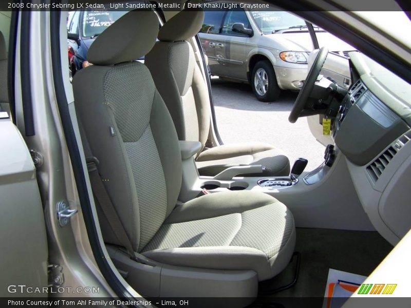 Light Sandstone Metallic / Dark Khaki/Light Graystone 2008 Chrysler Sebring LX Sedan